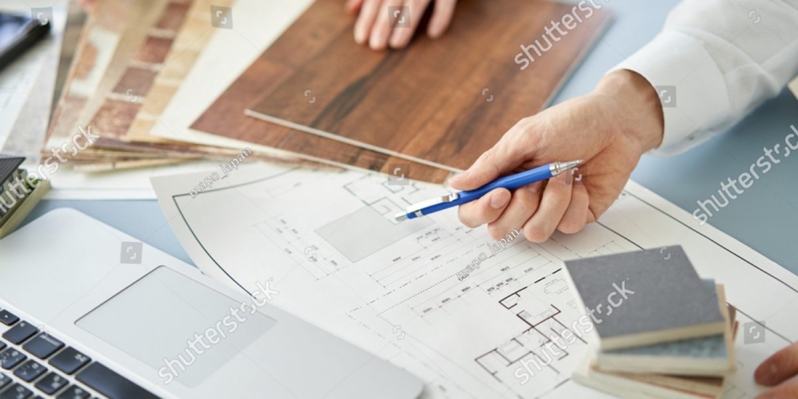 Architekt am Entwurf